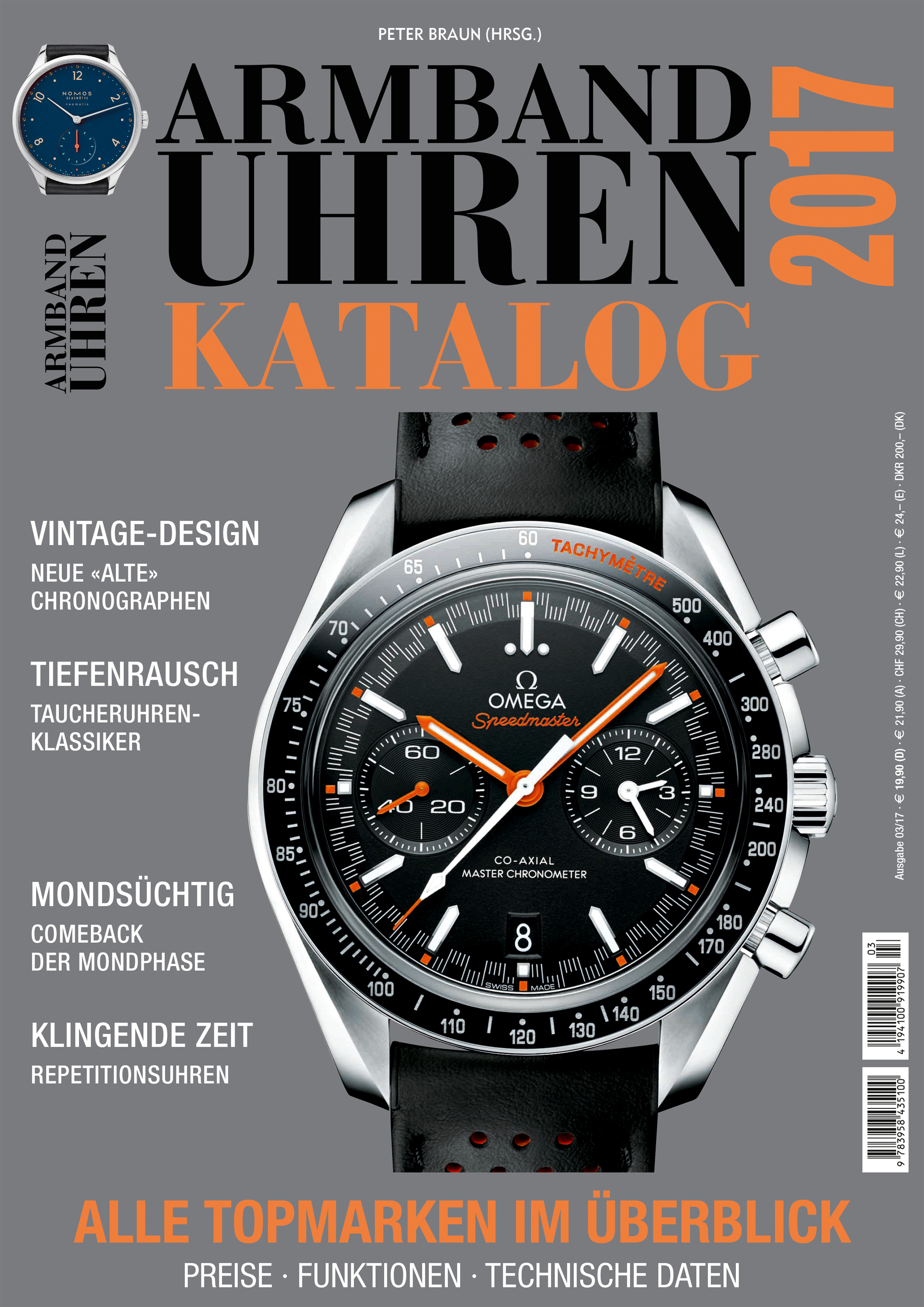 Cover Armbanduhren Katalog 2017