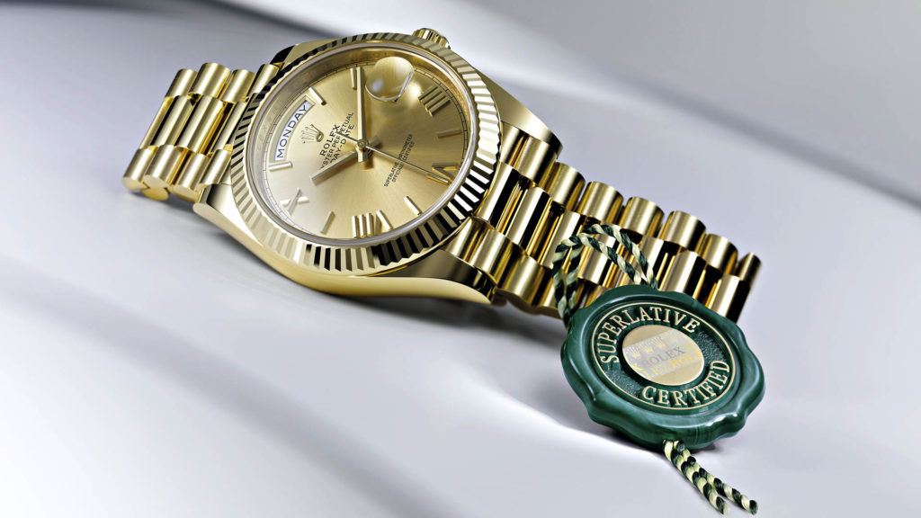 Rolex verleiht seit 2015 den Begriff «Chronometer der Superlative», garantiert von einem Siegel.