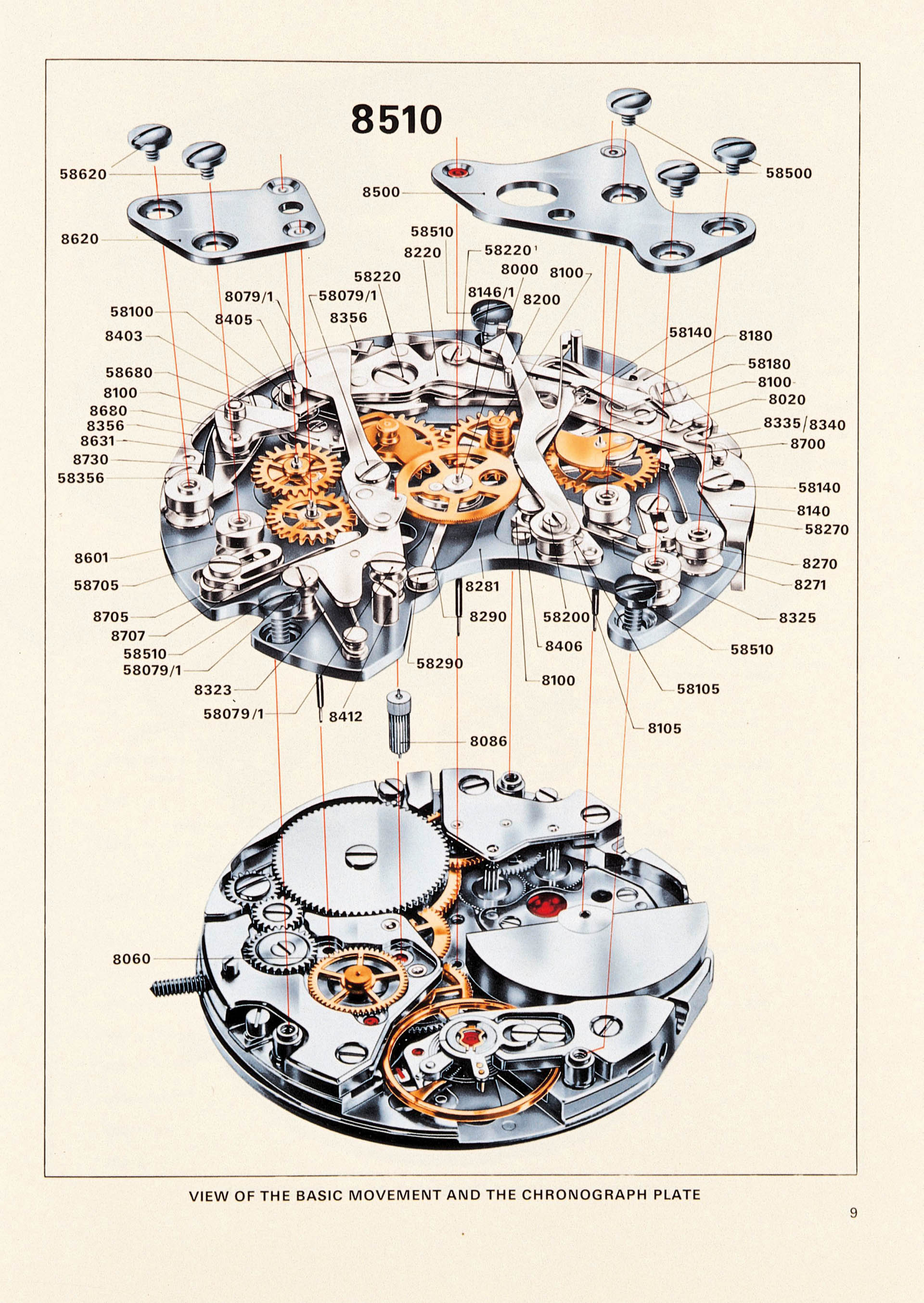 Automatikchronograph Kaliber 11 von Heuer und Breitling