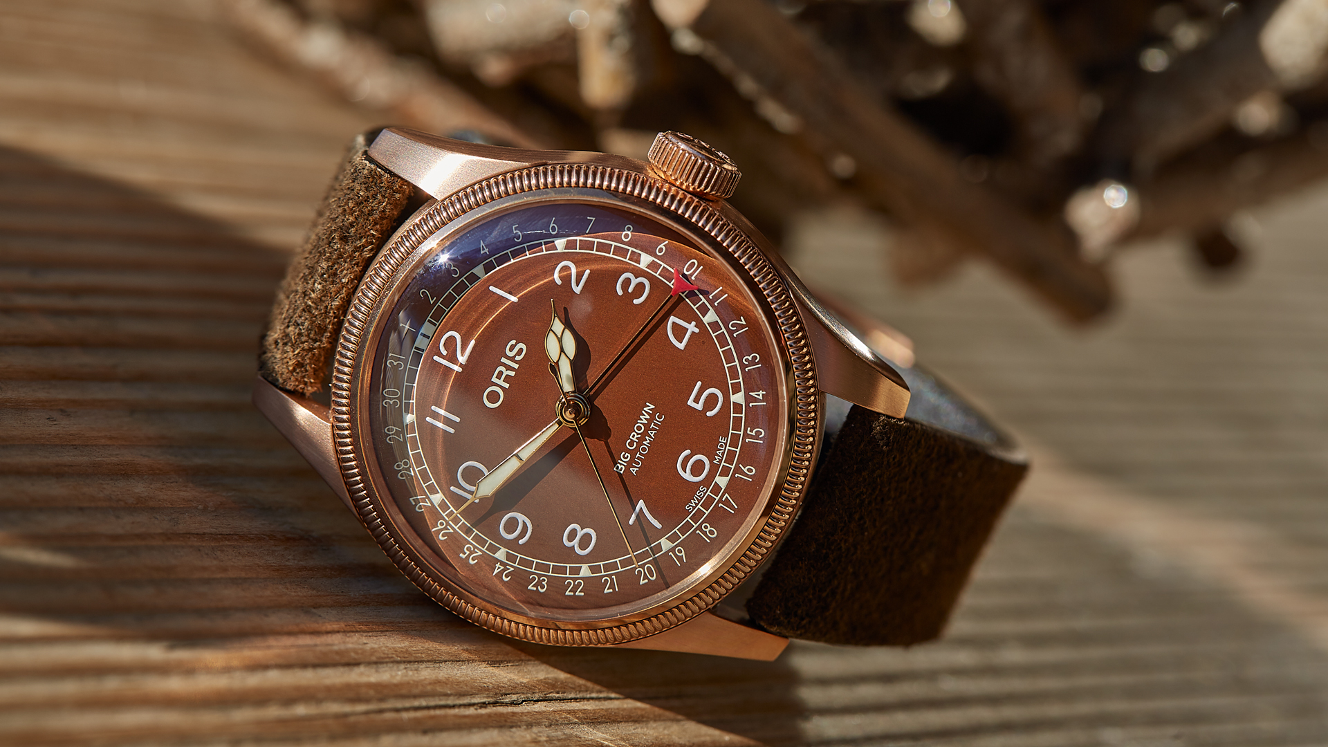 Bronze Armbanduhr