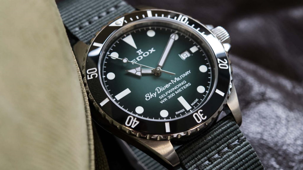 Edox SkyDiver Military Bronze