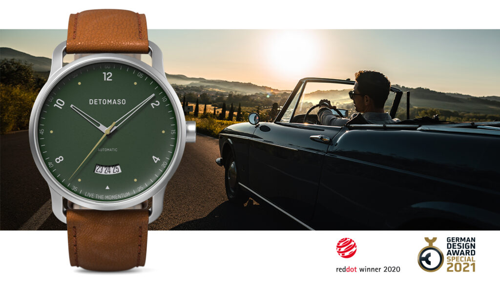 VIAGGIO AUTOMATIC GREEN DETOMASO