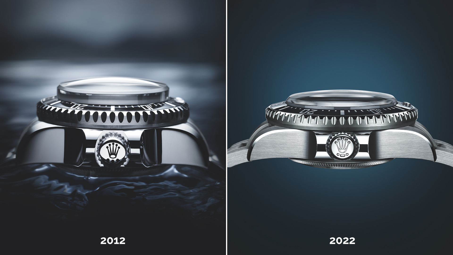 Vergleich Rolex Deep Sea Challenge 2012-2022