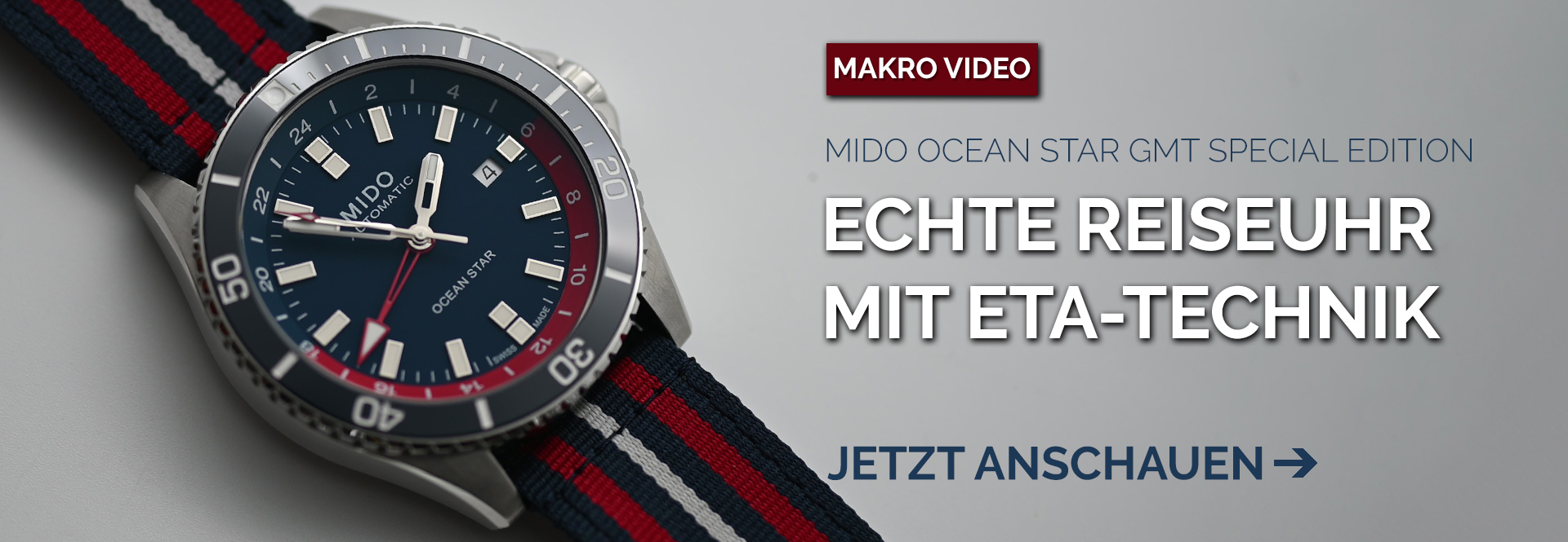 Mido Ocean Star GMT Special Edition stage
