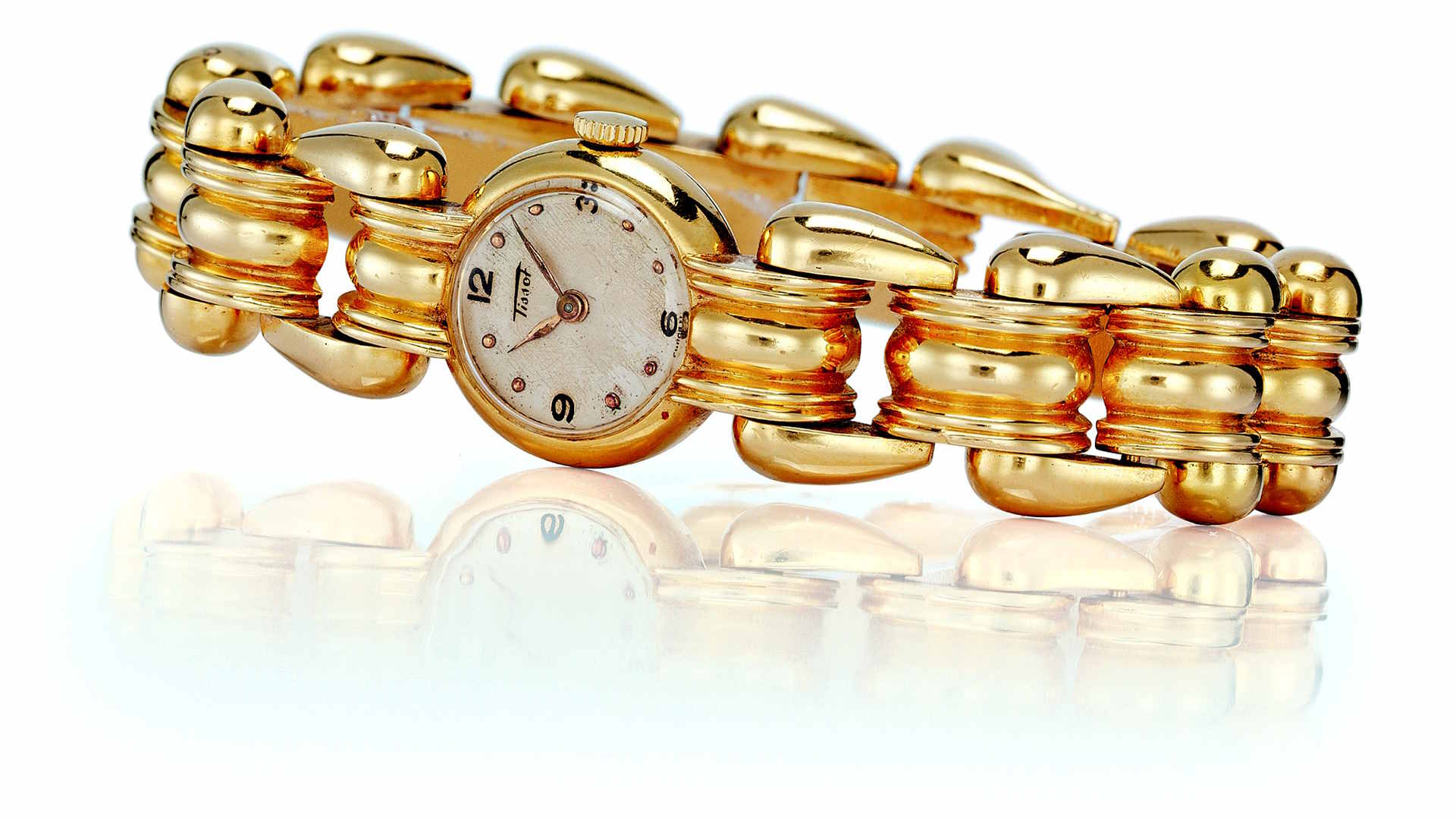 Ausgefallenes Armband: Lady Gold von 1954.