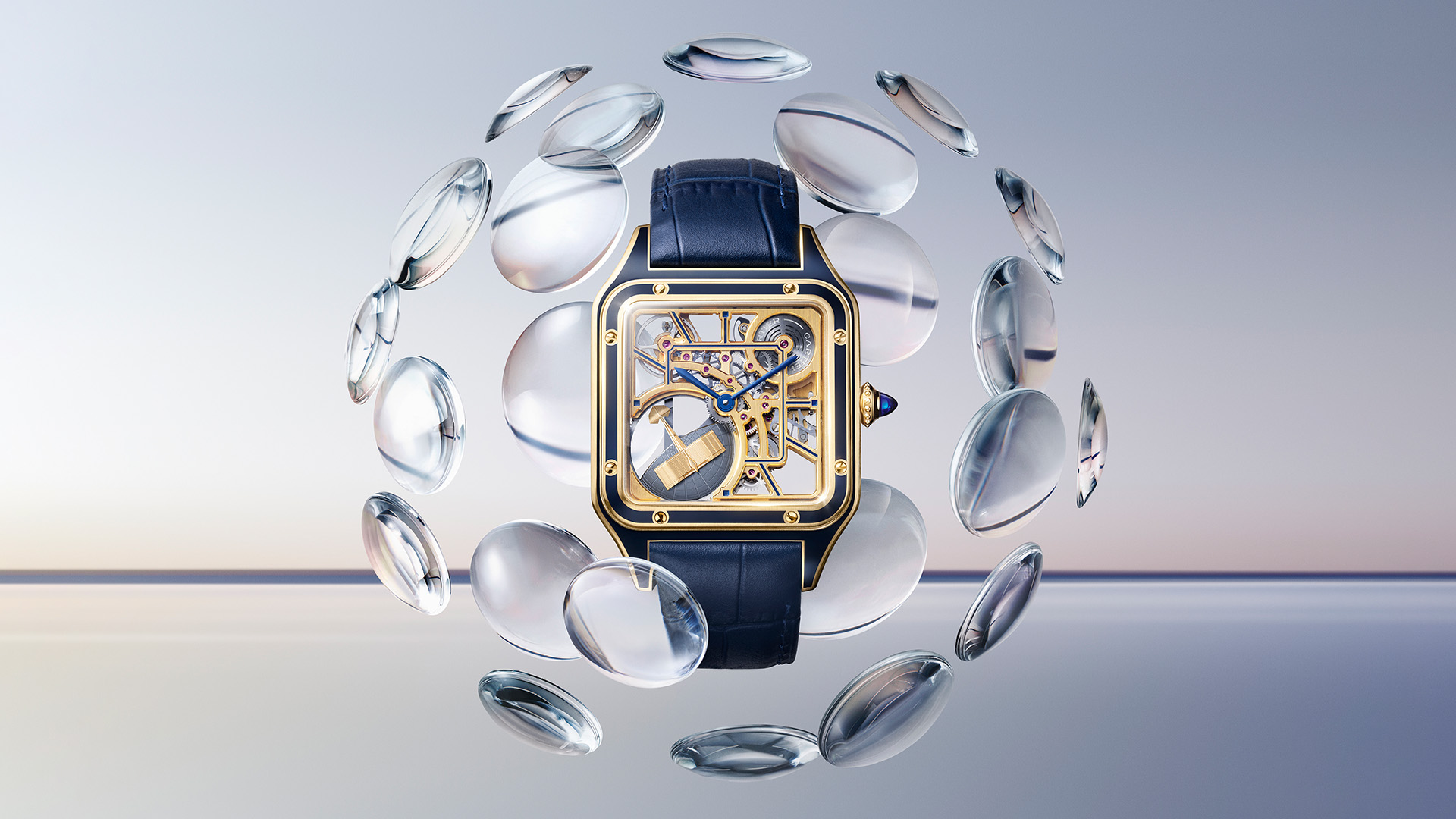 Cartier Watches Wonders 2023_Santos-Dumont Skeleton Micro-Rotor