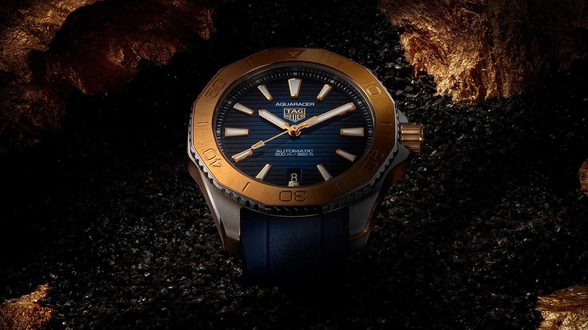 TAG Heuer Aquaracer Professional 200 Steel and Gold