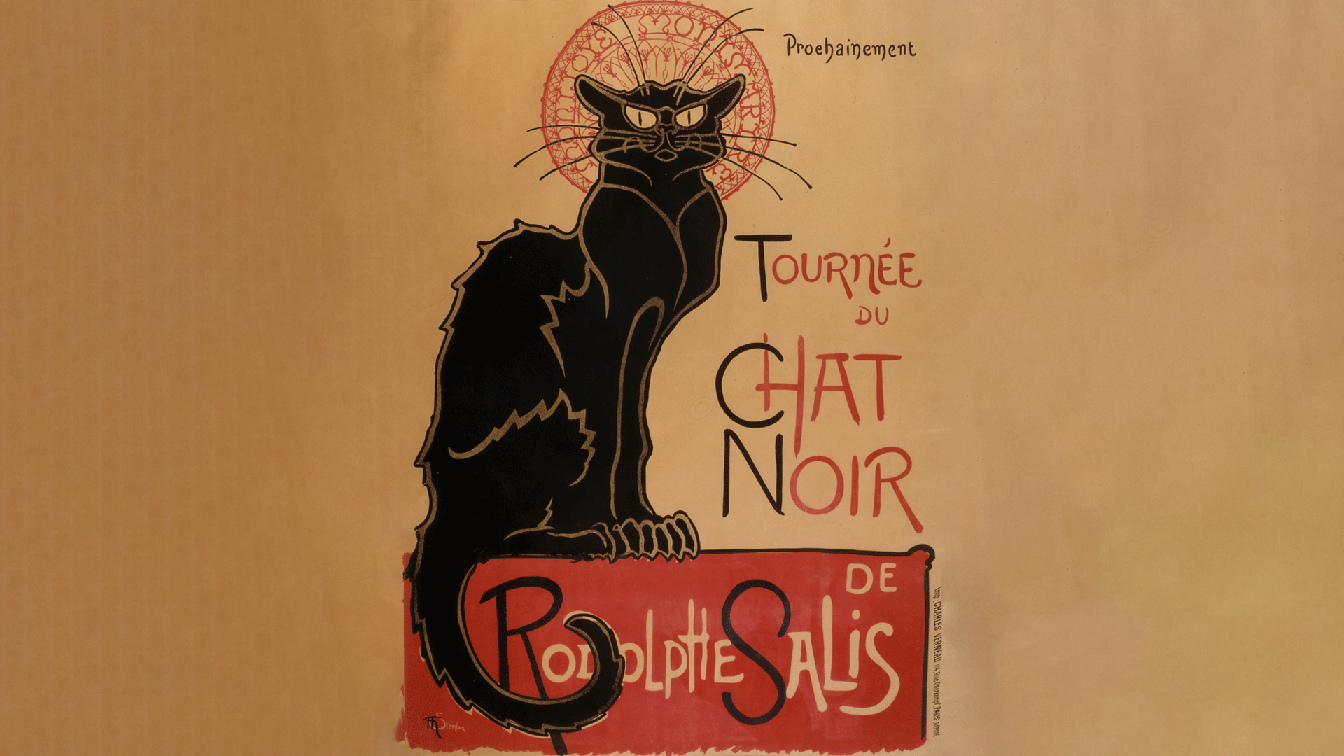 Le Chat Noir Théophile Steinlen