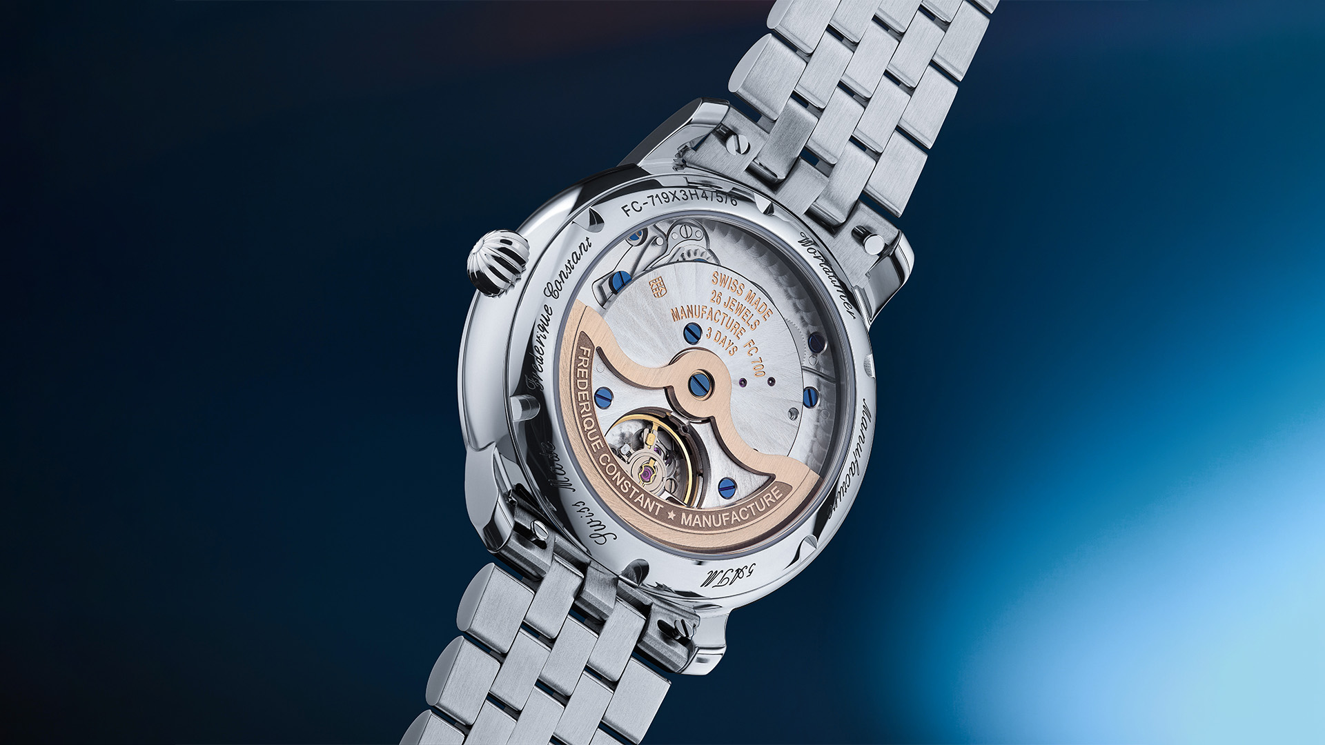 Frederique Constant neues Manufakturkaliber FC-719 Classic Worldtimer Manufacture