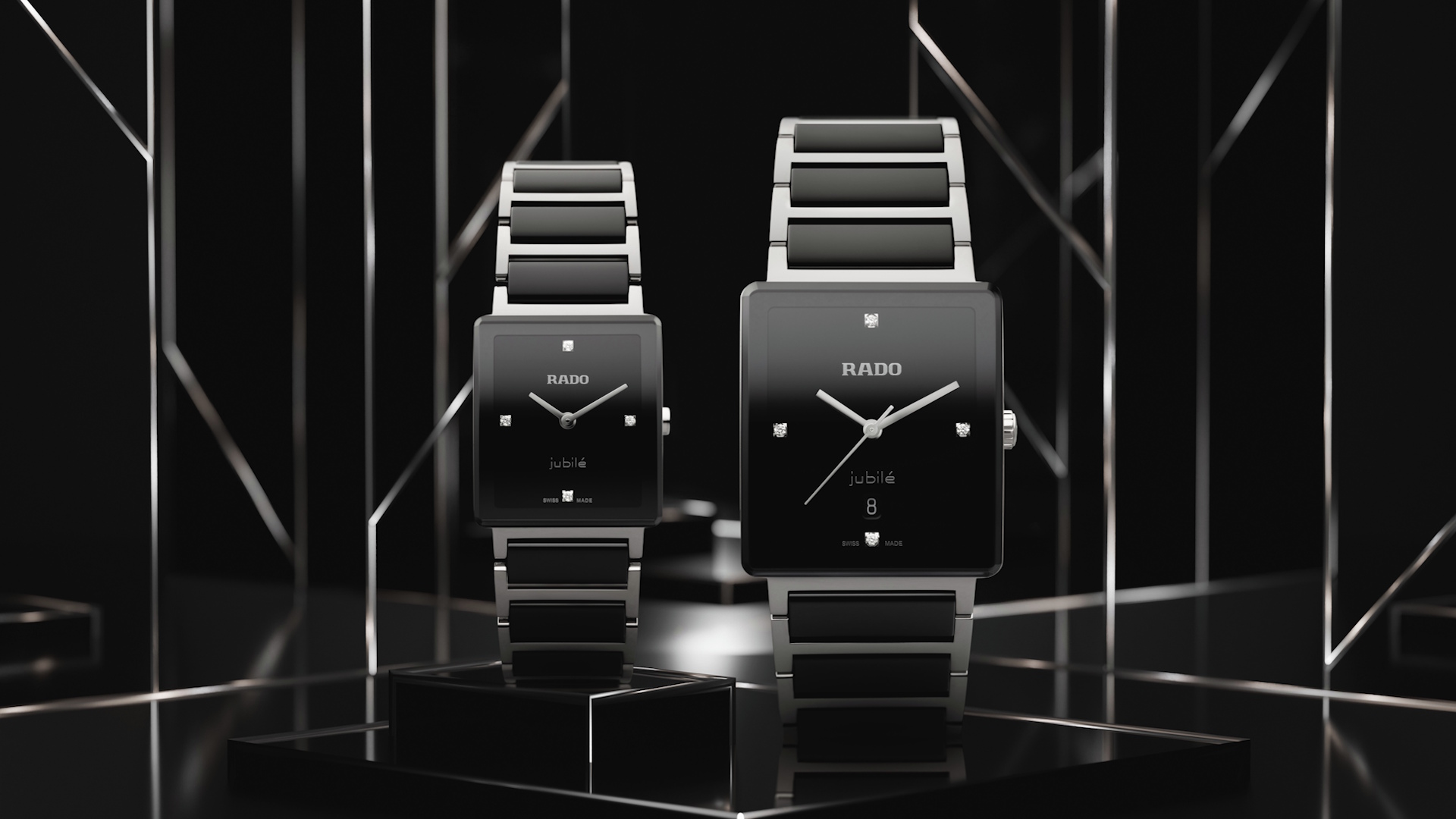 Die neue Integral-Kollektion von Rado umfasst Modelle in zwei Größen: mit einer Gehäusebreite von 23 oder 31,5 Millimetern.
