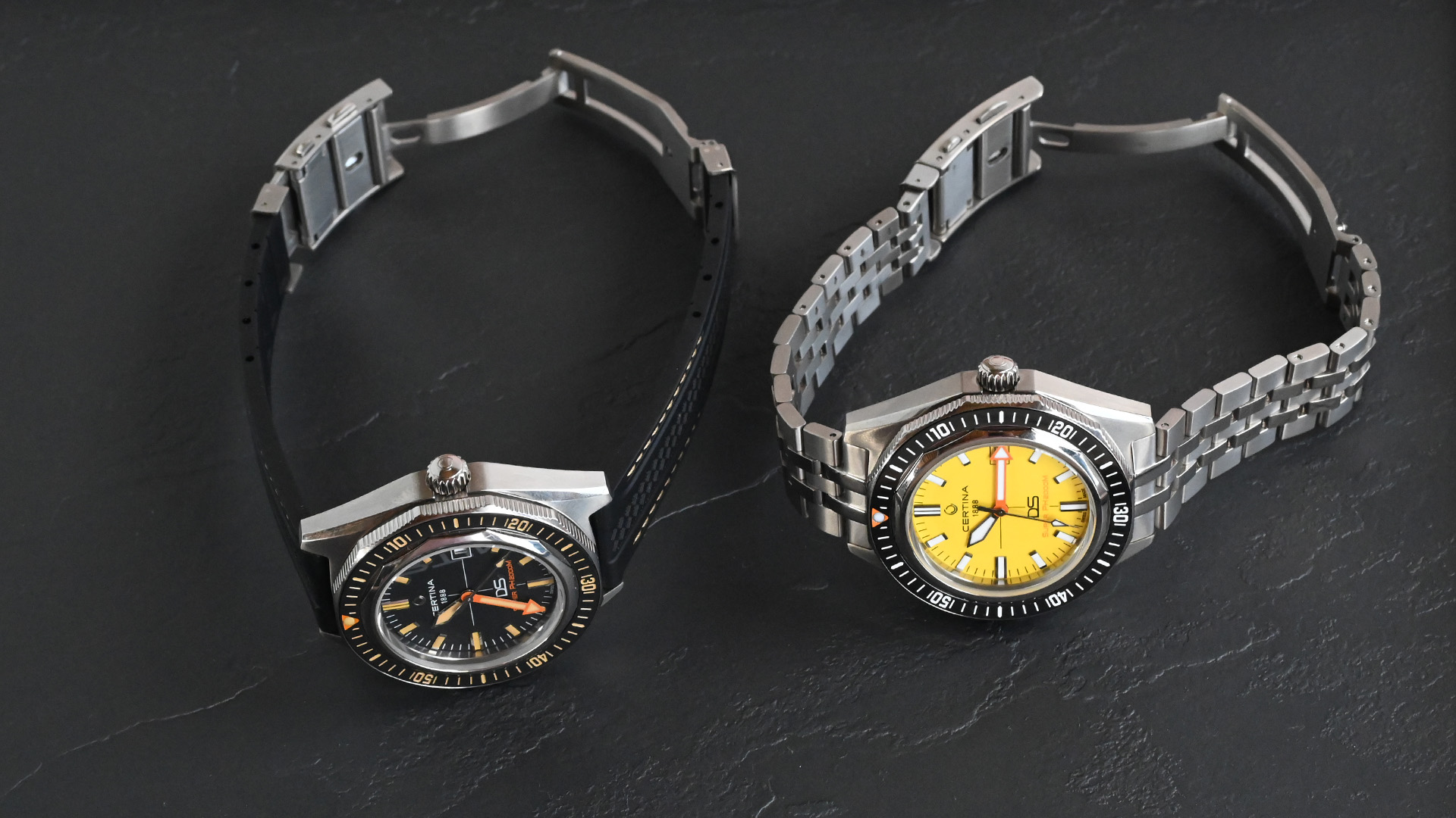 Varianten der neuen Certina Taucheruhr