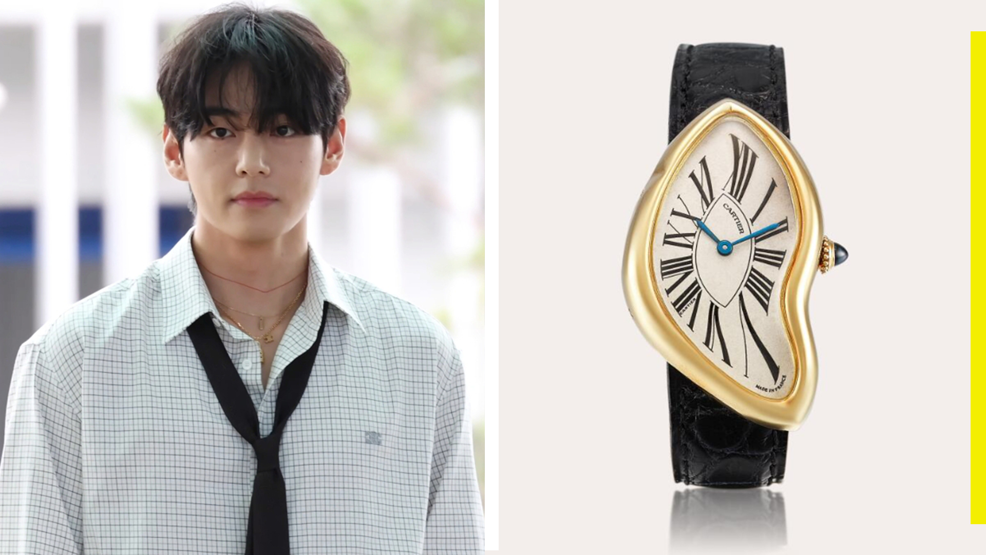 V (Kim Taehyung) trägt Cartier