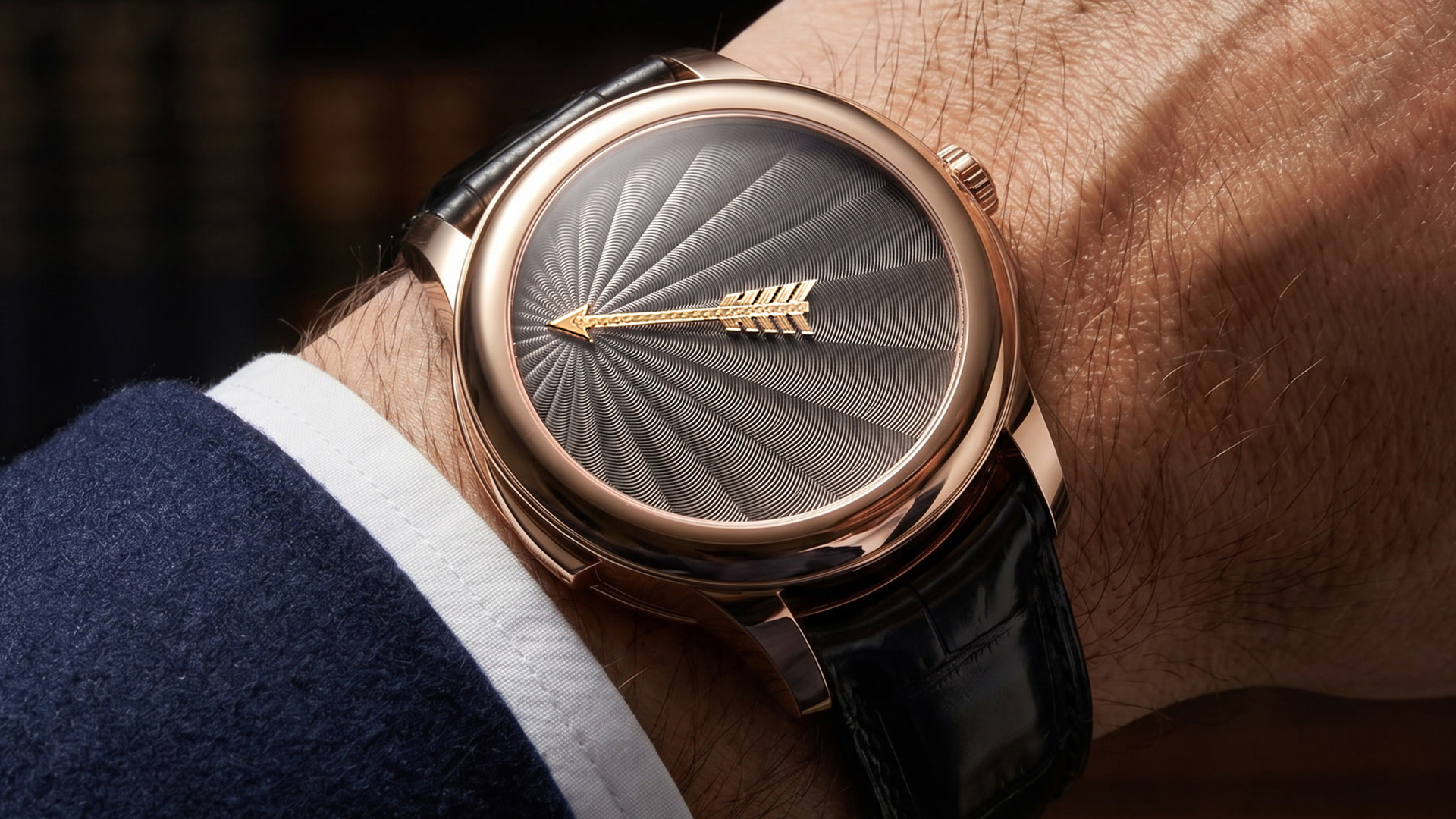 L.Leroy präsentiert die Vox Tempors mit 43-Millimeter-Gehäuse aus Rotgold, Platin oder Titan. Im Inneren arbeitet das Handaufzugskaliber L601SQR mit Minutenrepetition und fliegendem Tourbillon.