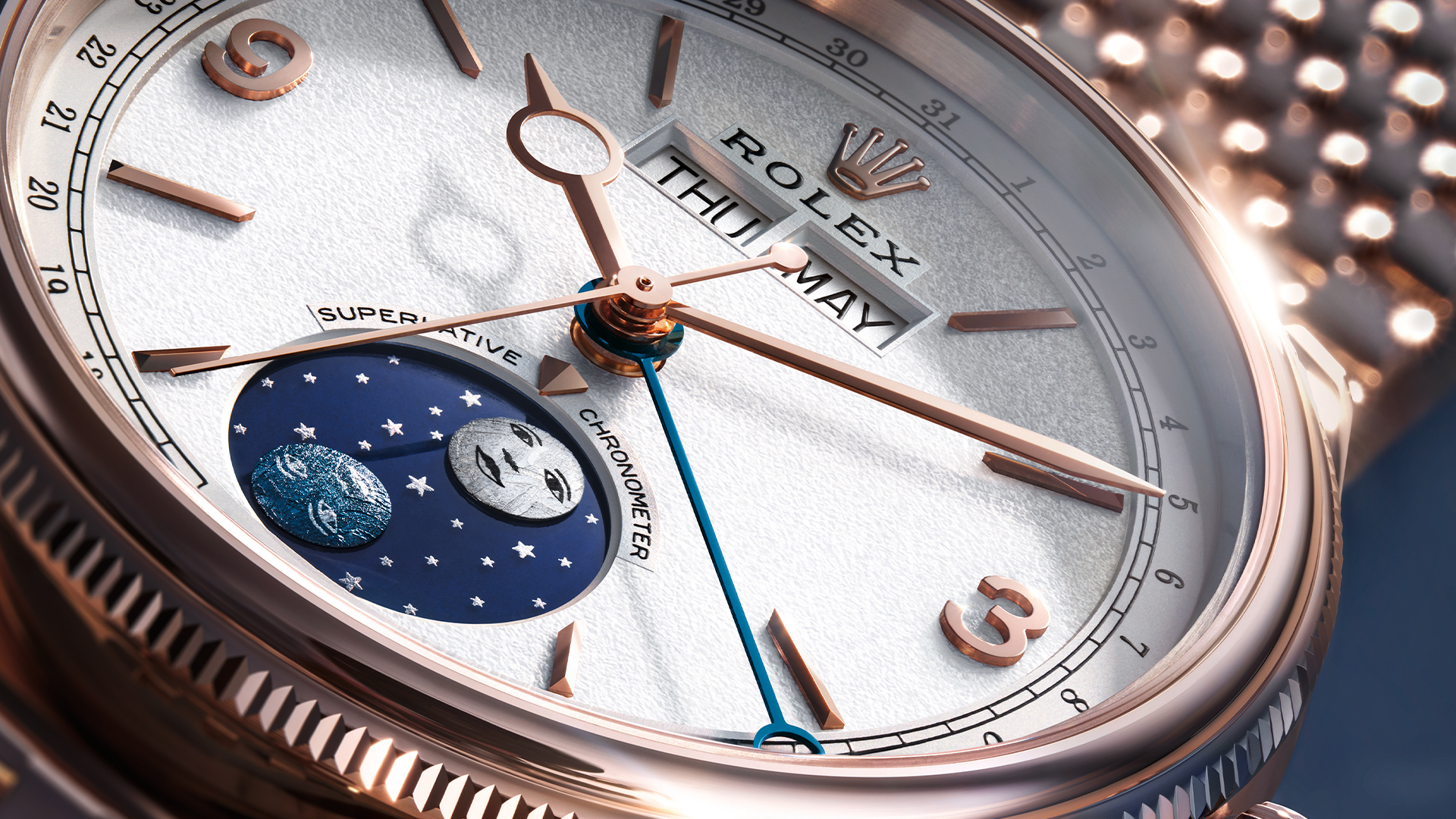 Everosegold-Variante der Rolex Perpatual Padellone