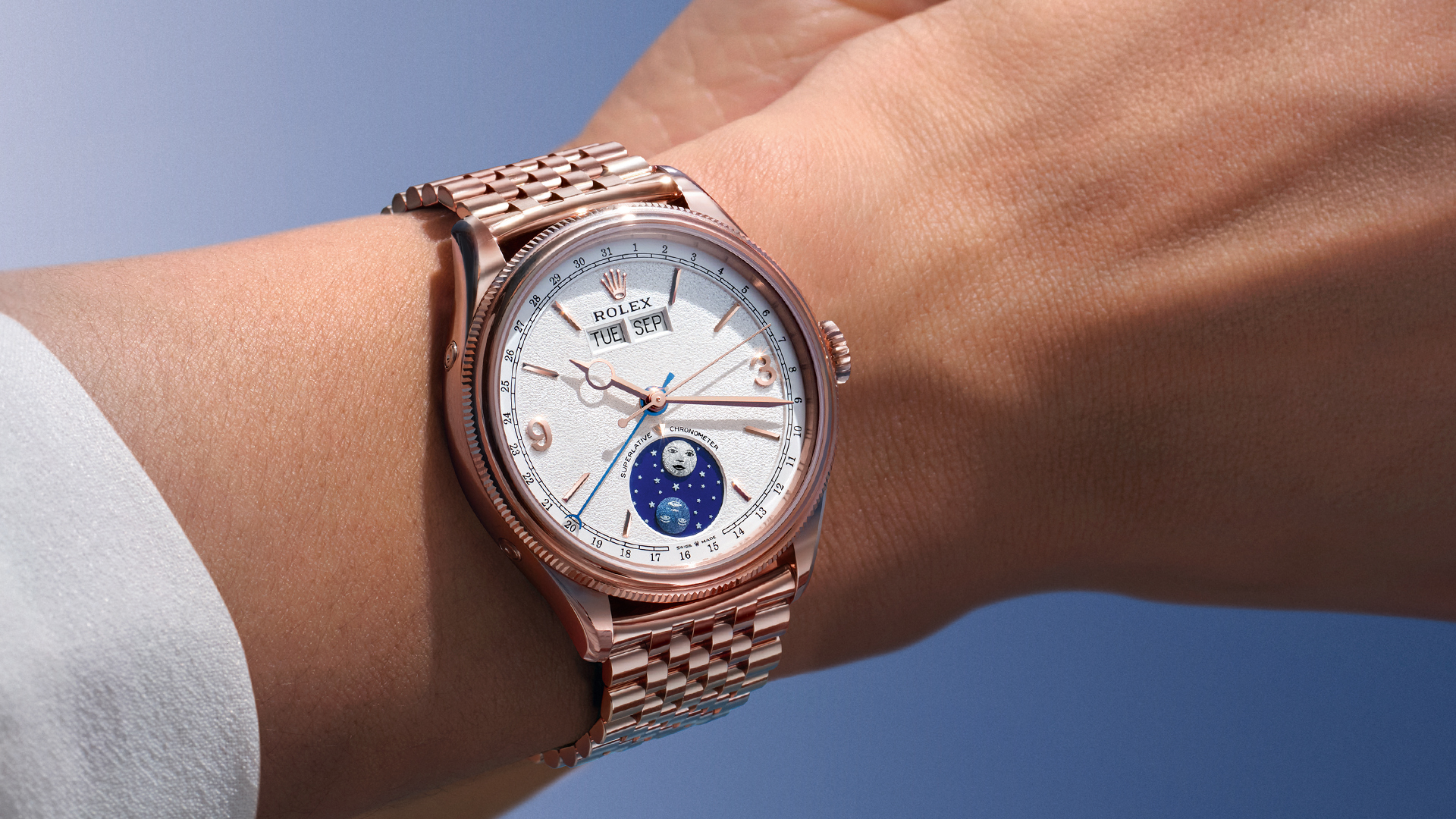 Rolex Perpetual Padellone Everosegold Settimo Gliederband