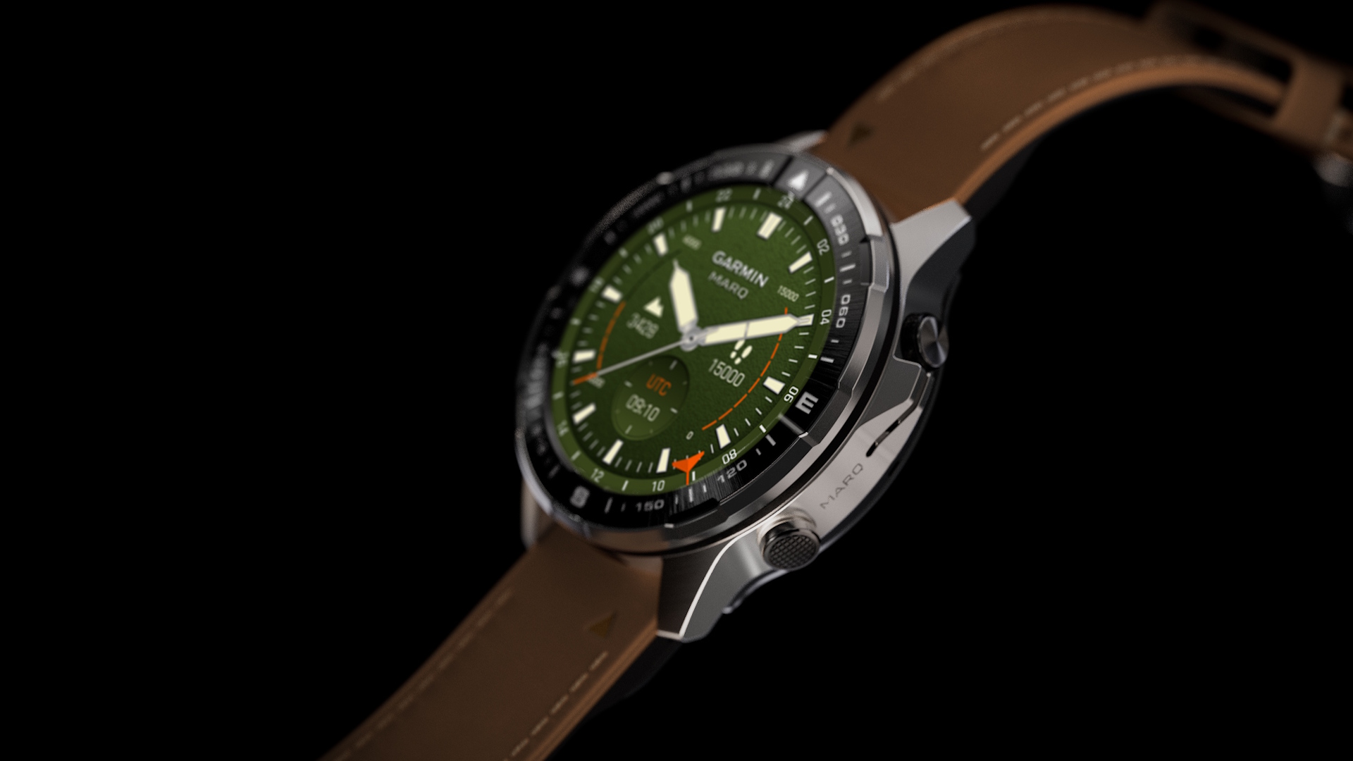 Für Entdecker und Outdoor-Enthusiasten: Die MARQ Adventurer kombiniert eine Kompasslünette mit umfangreichen Navigationsfunktionen und einem Armband aus italienischem Vollnarbenleder.