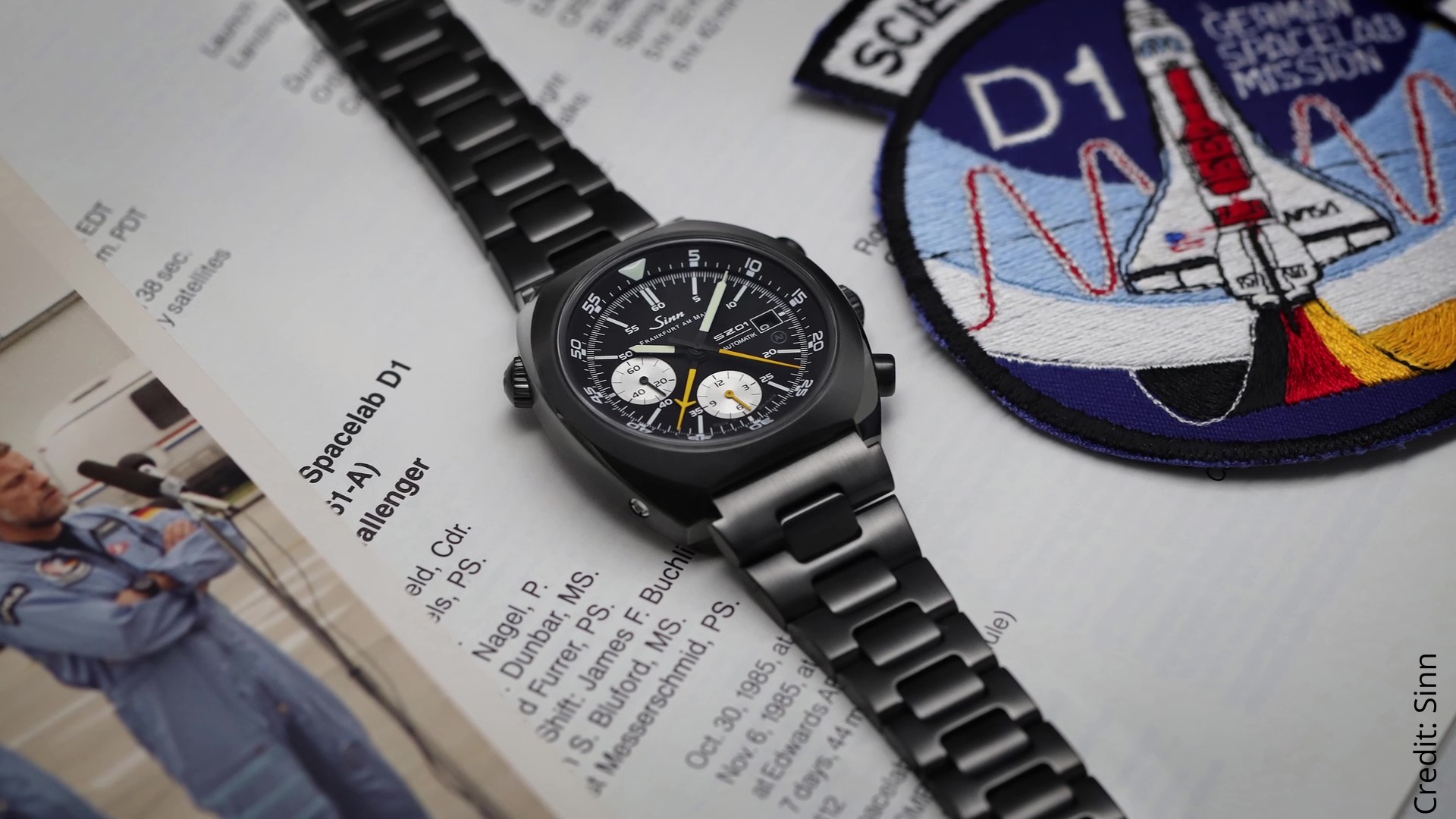 Sinn 140 A S Jubiläum Automatik-Chronograph